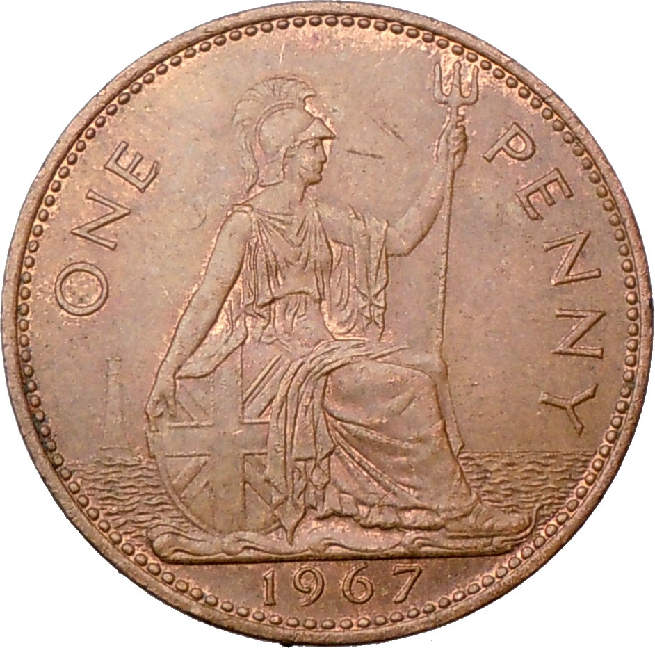 one penny coin