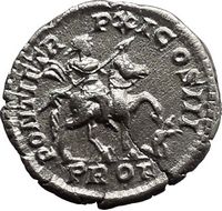 Soldiers, kings and emperors riding on horseback on Ancient Roman and Greek coins