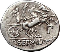 Biga Ancient Roman Chariot Coin