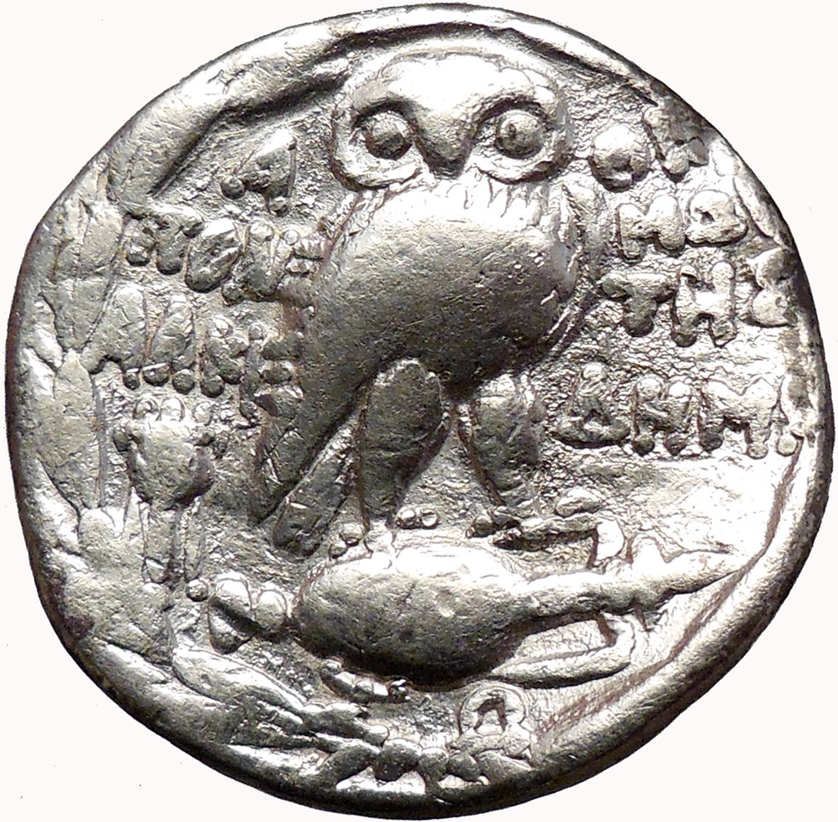 ATHENS Greece 125BC New Style Tetradrachm Athena Owl Ancient Silver
