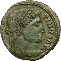 Constantine I the Great Certified Authentic Ancient Roman Coins of First Christian Emperor