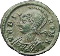 Rome City Commemorative Coins of Constantine I The Great 330AD with Romulus & Remus She-Wolf 