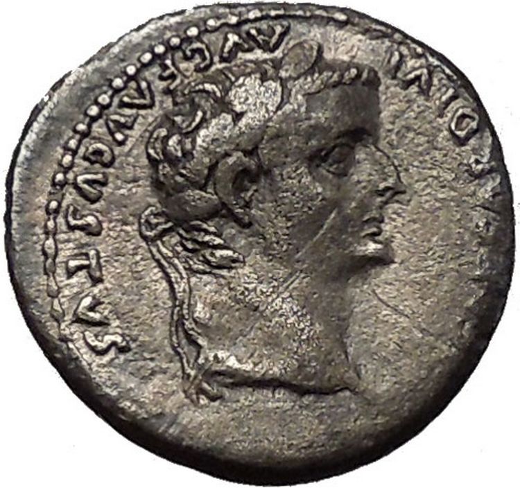 TIBERIUS 14AD Biblical Tribute Penny Jesus Christ Time Silver Roman