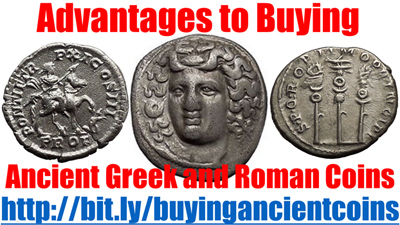 Advantes to Buying Ancient Greek and Roman Coins