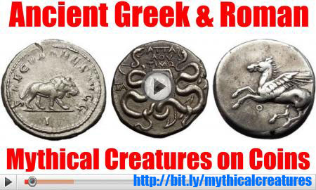 Creatures of Mythology on Ancient Greek and Roman Coins