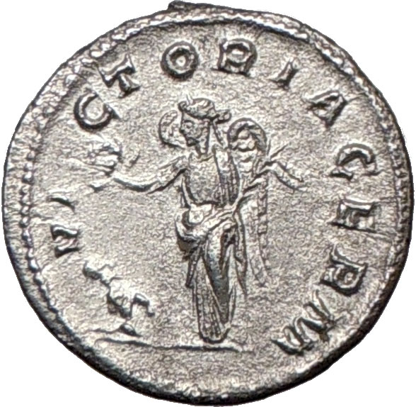 Maximinus I 236AD German Victory Silver Authentic Ancient Roman Coin