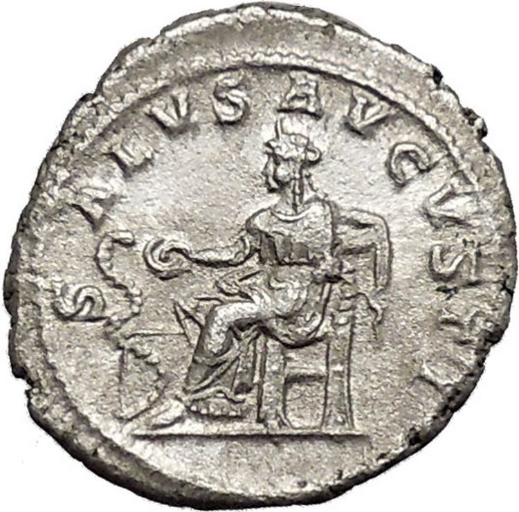 MAXIMINUS I Thrax 235AD RARE Ancient SILVER Roman Coin Salus Health ...